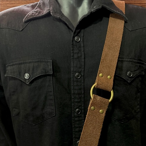 Correia Guitarra Premium Straps Velvet Brown