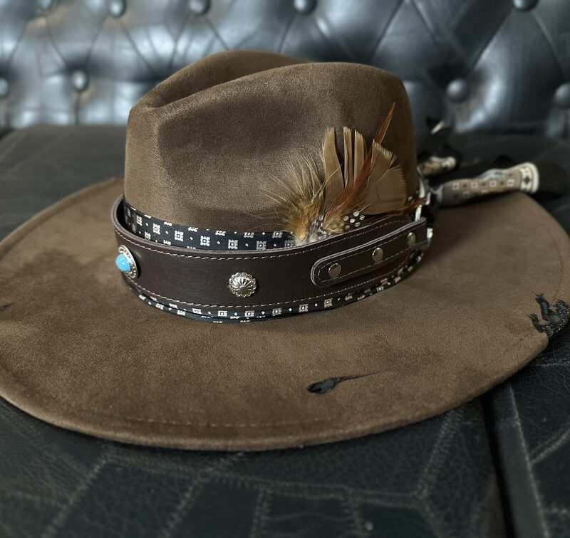 Chapéu Fedora Selaria Brown horse TAM 58
