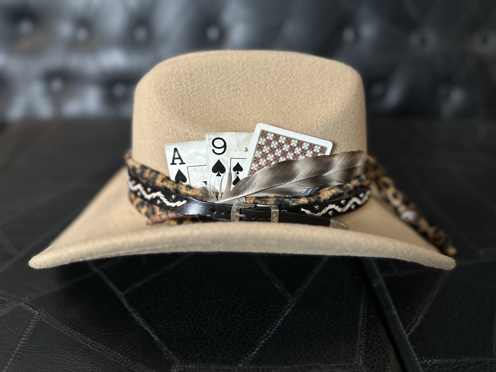 Chapéu estilo western customizado Panther TAM 54 - Imagem 2