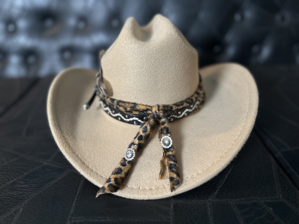 Chapéu estilo western customizado Panther TAM 54 - Imagem 3