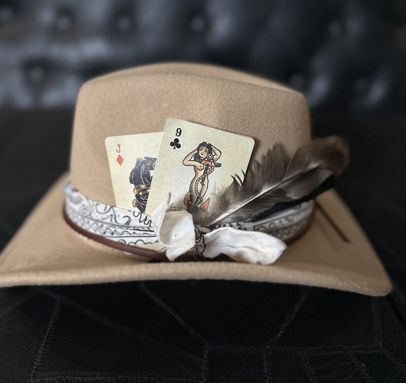 Chapéu estilo western caramelo TAM 56
